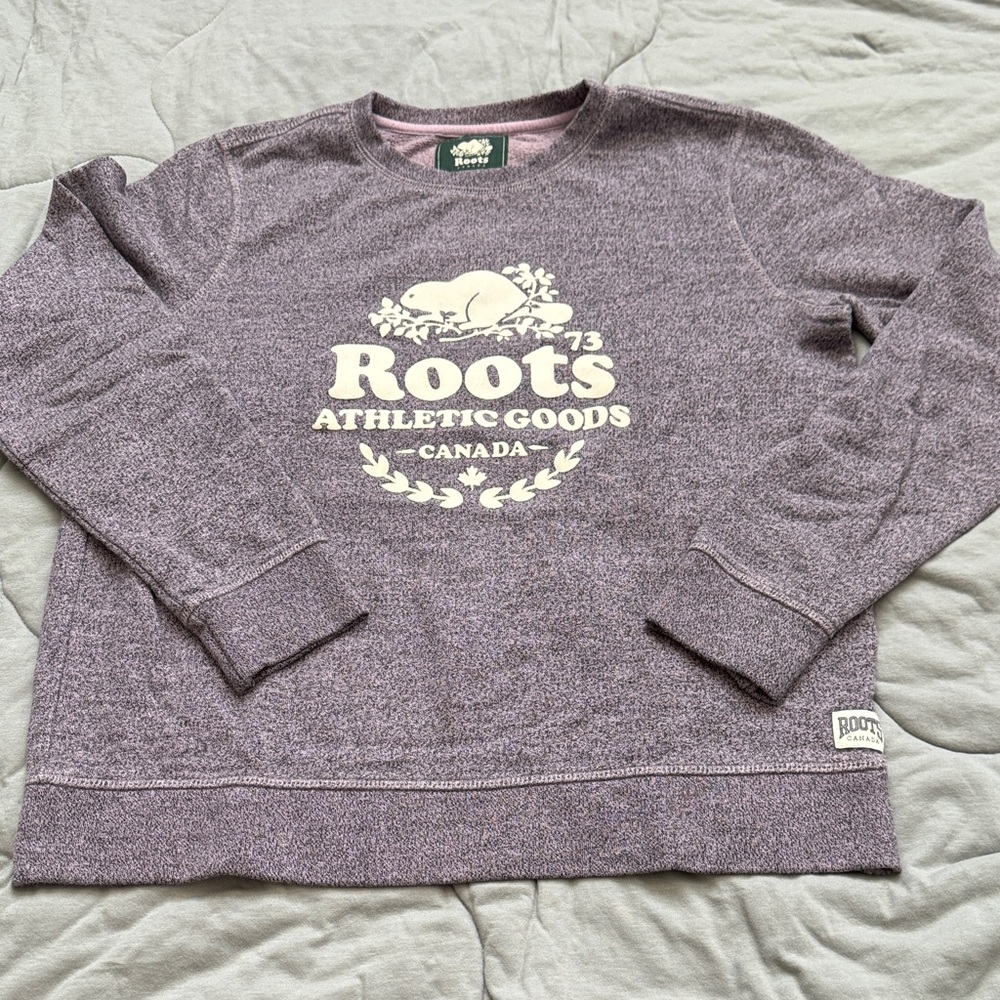 Roots Heathered Purple Sweatshirt
